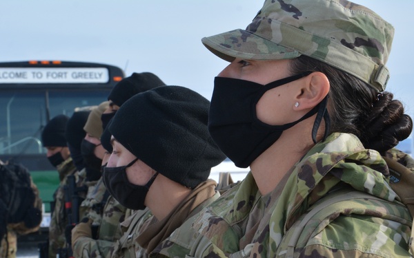 Rotational security force arrives at Fort Greely