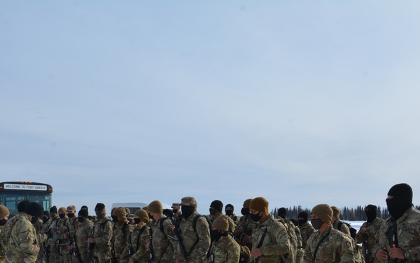 Rotational security force arrives at Fort Greely