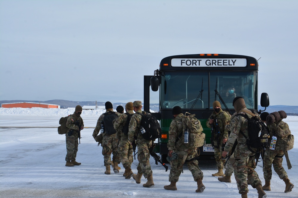 Rotational security force arrives at Fort Greely