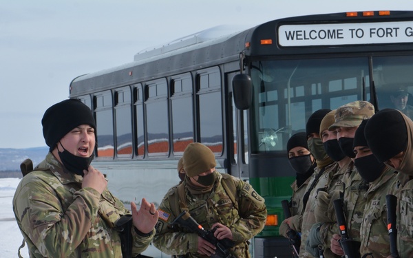 Rotational security force arrives at Fort Greely