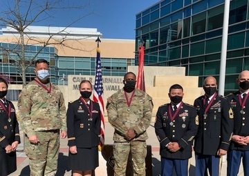 Seven CRDAMC team members inducted into the Order of Military Medical Merit