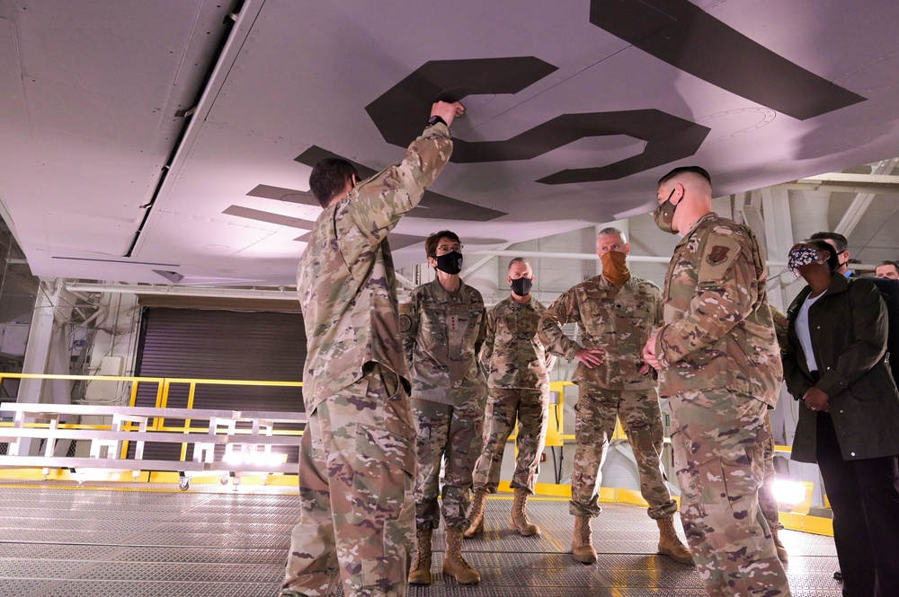 AMC's General Van Ovost visits 126th Air Refueling Wing