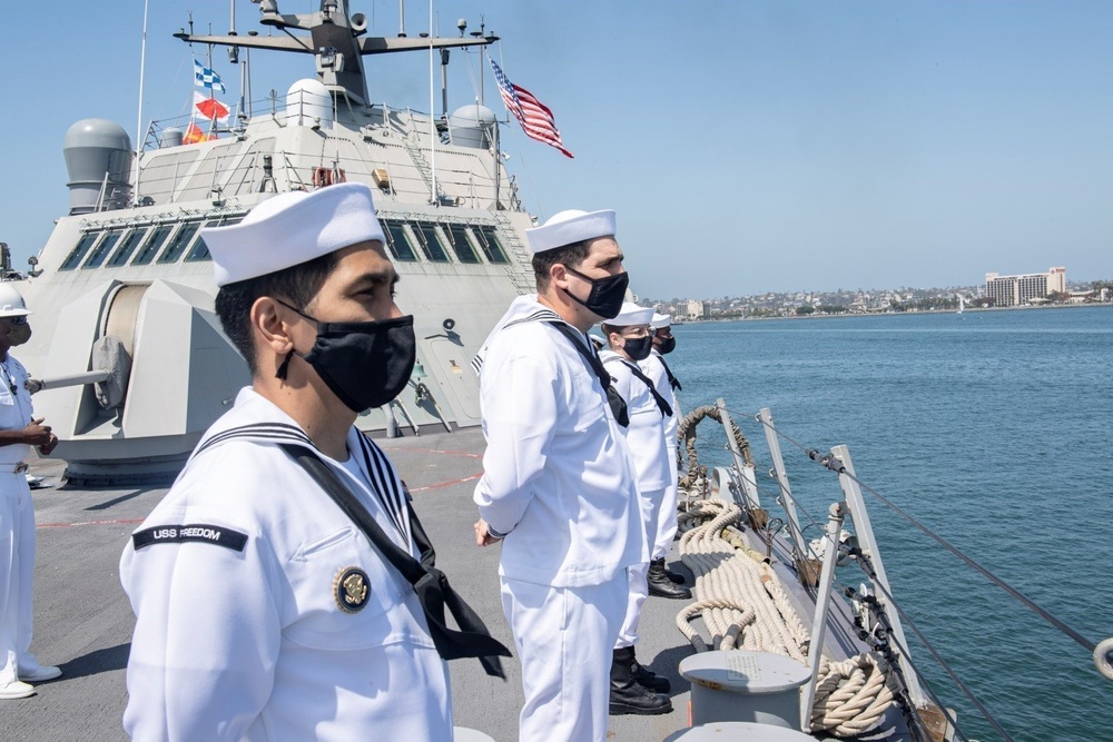 USS Freedom (LCS 1) Returns to Homeport
