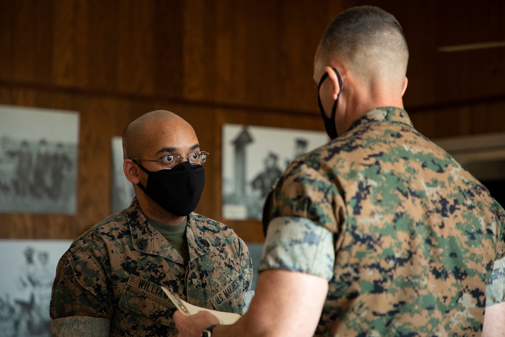 Selfless Service - Staff Sgt. Joshua Williams receives President’s Volunteer Service Award