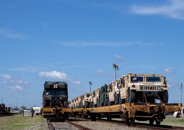 U.S. Marines conduct rail operations during exercise Dynamic Cape 21.1