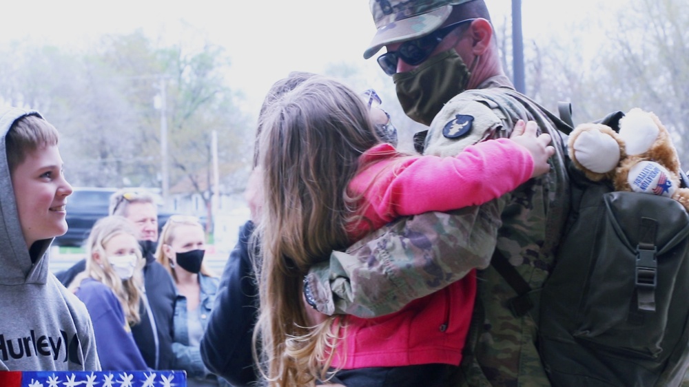 Iowa National Guard Unit Returns Home