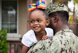 Child Poses for Month of the Military Child Photo