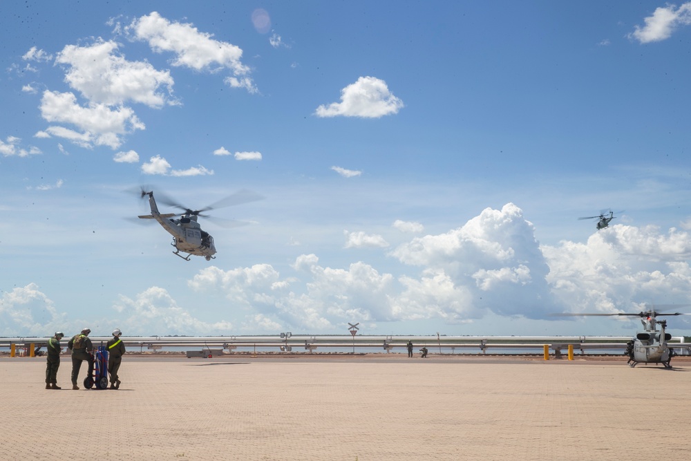 MRF-D Aircraft Arrival