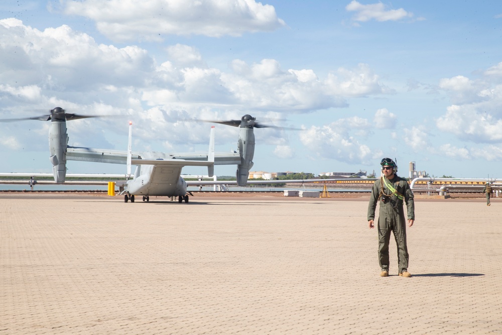 MRF-D Aircraft Arrival