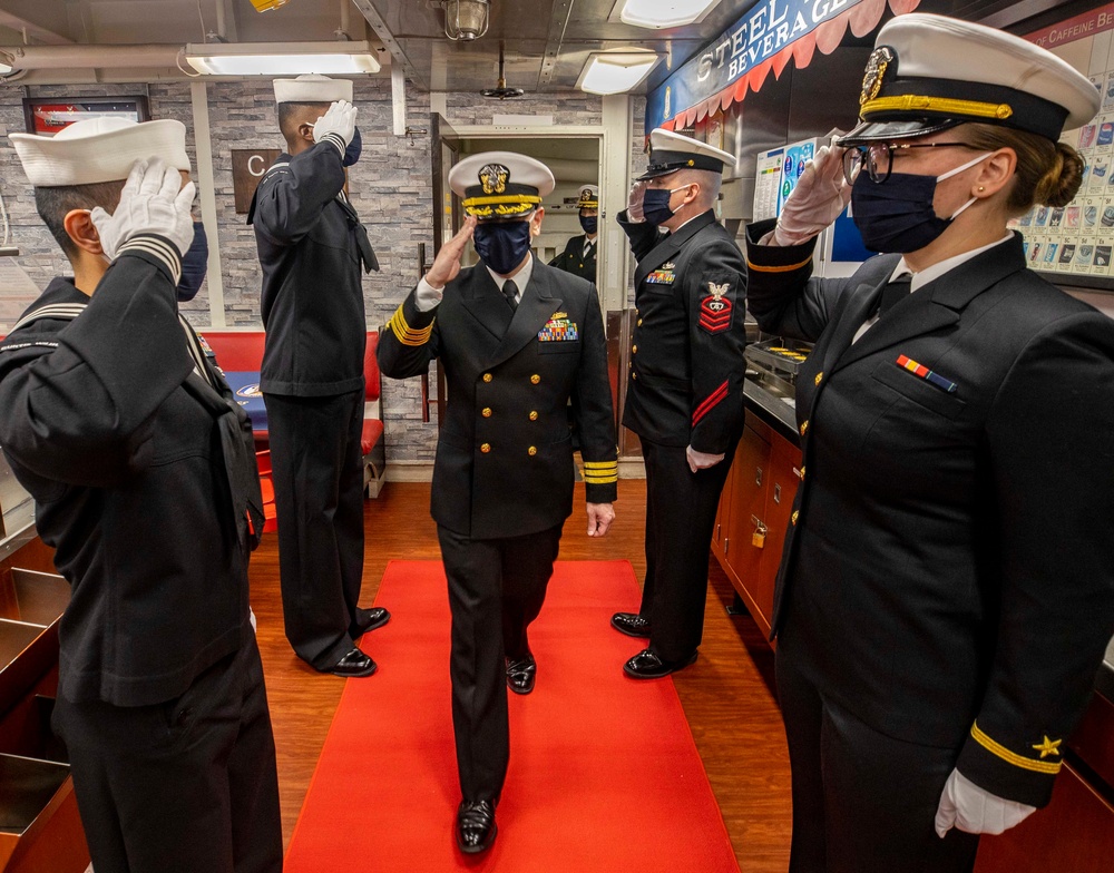 USS Curtis Wilbur Change of Command