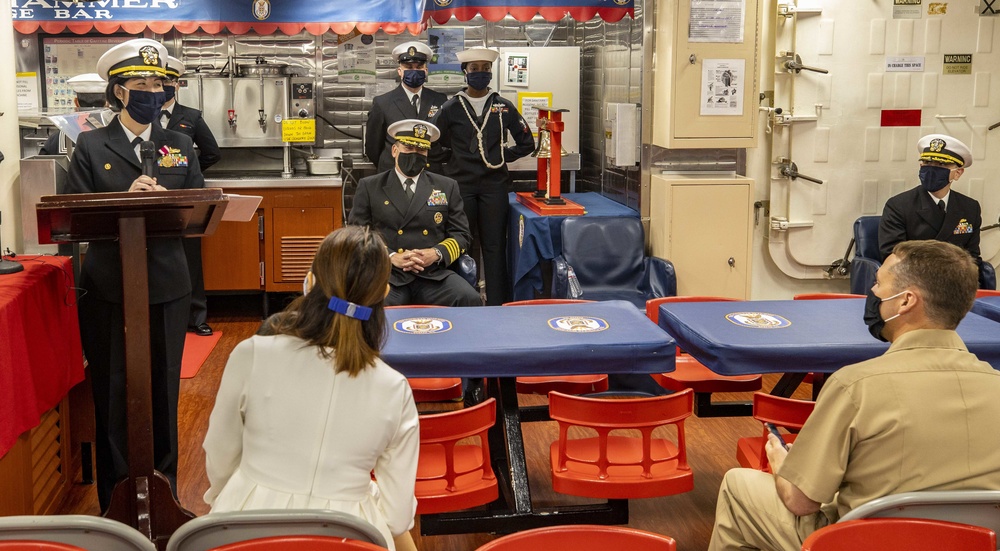 USS Curtis Wilbur Change of Command