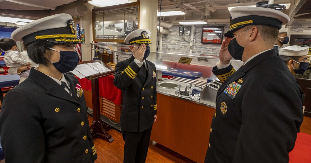 USS Curtis Wilbur Change of Command