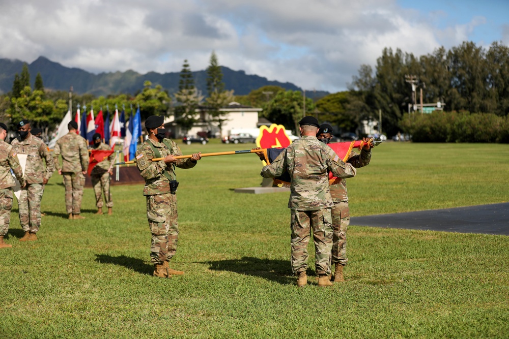 25th Division Sustainment Brigade Conversion Ceremony