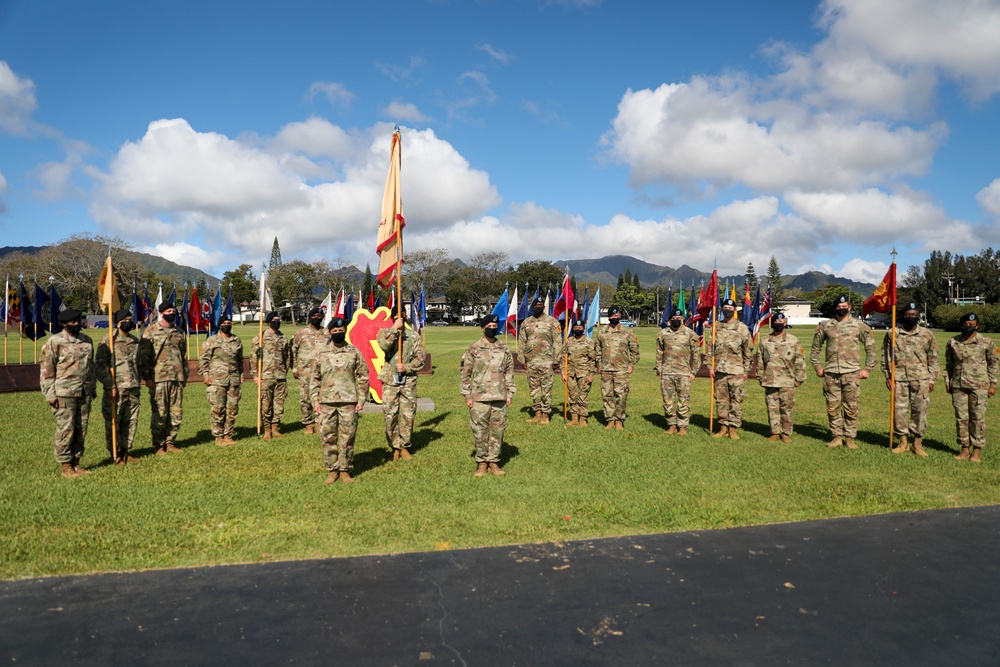 25th Division Sustainment Brigade Conversion Ceremony