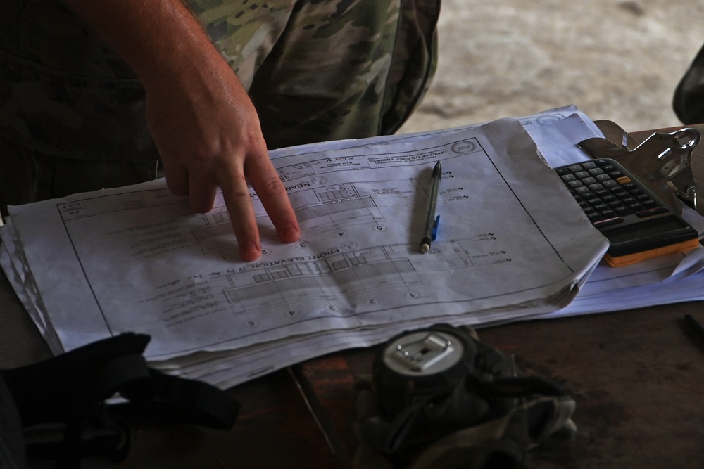 Balikatan 21: Barangay Angeles classroom build
