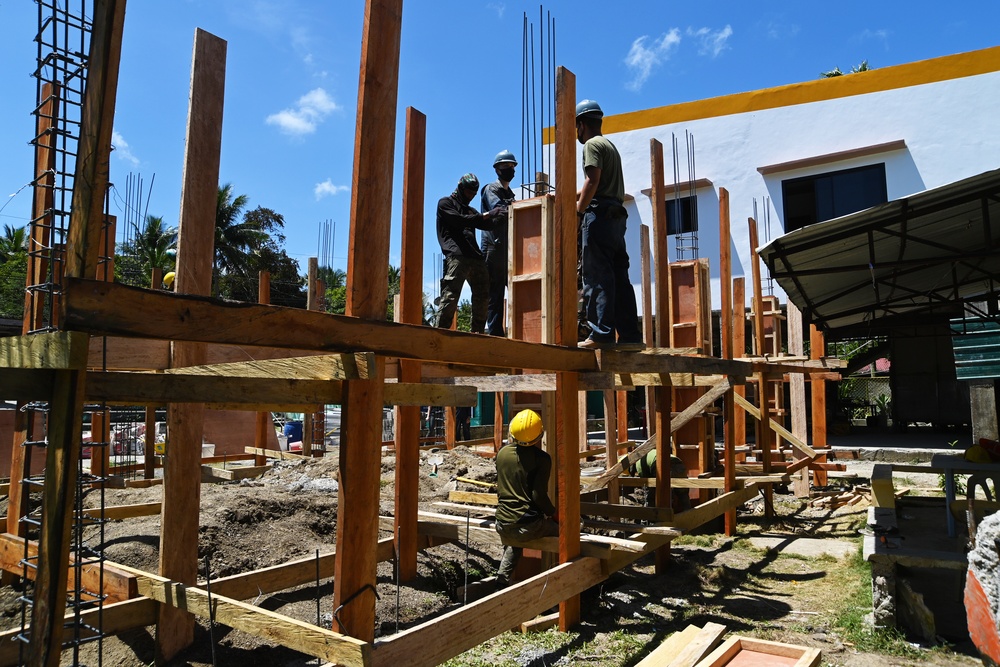 Balikatan 21: Barangay Duhat daycare center build