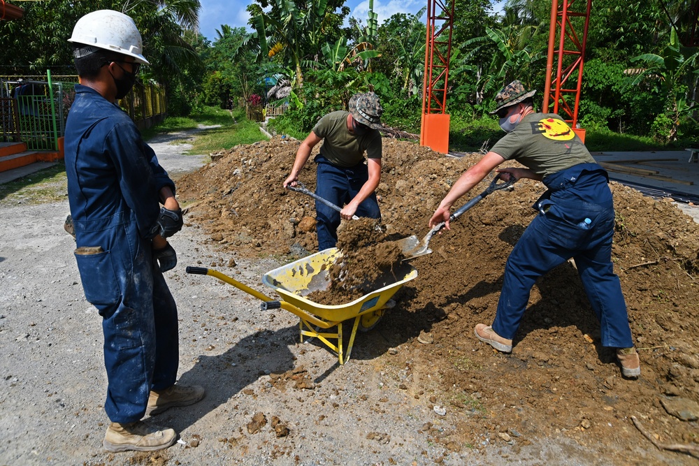 Balikatan 21: Barangay Duhat daycare center build