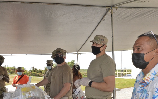 Andersen Airmen assist with Yona food distribution