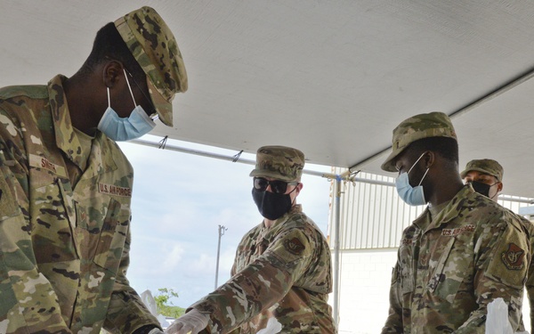 Andersen Airmen assist with Yona food distribution
