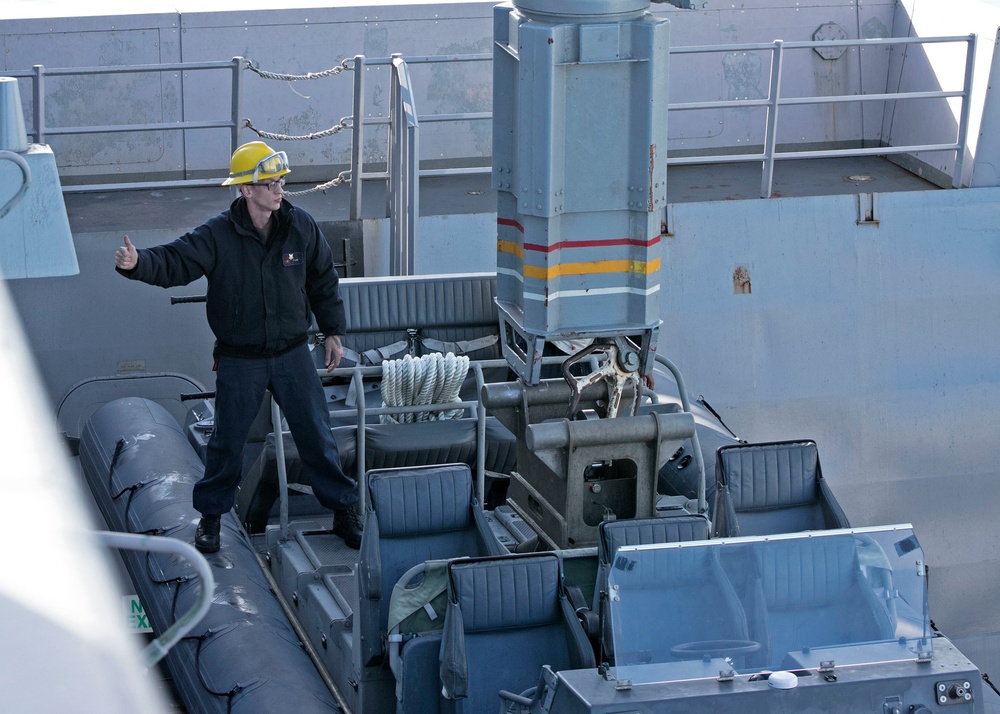 San Antonio Conducts Boat Operations
