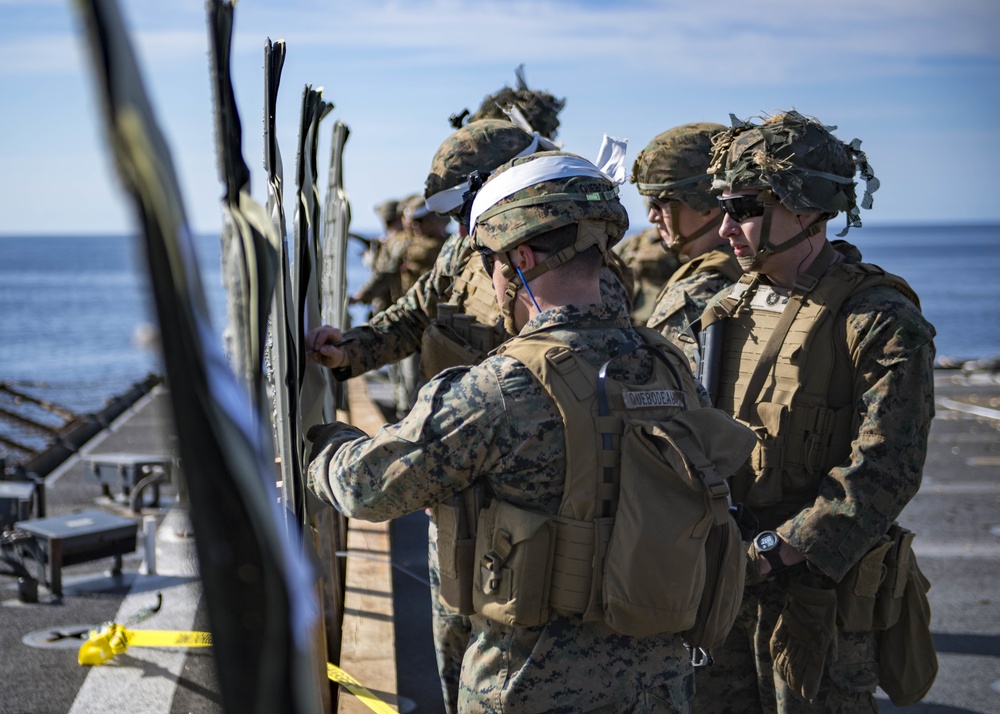 Carter Hall and 24th MEU Conduct Live-fire Exercise