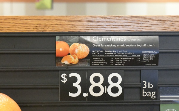 DAT nutrition ID labels to help Robins Commissary shoppers spot healthy foods on shelves