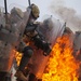 Iowa Cavalry Soldiers brave fire phobia training