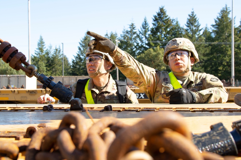 110th Chem. Bn. conducts railhead ops for EDRE