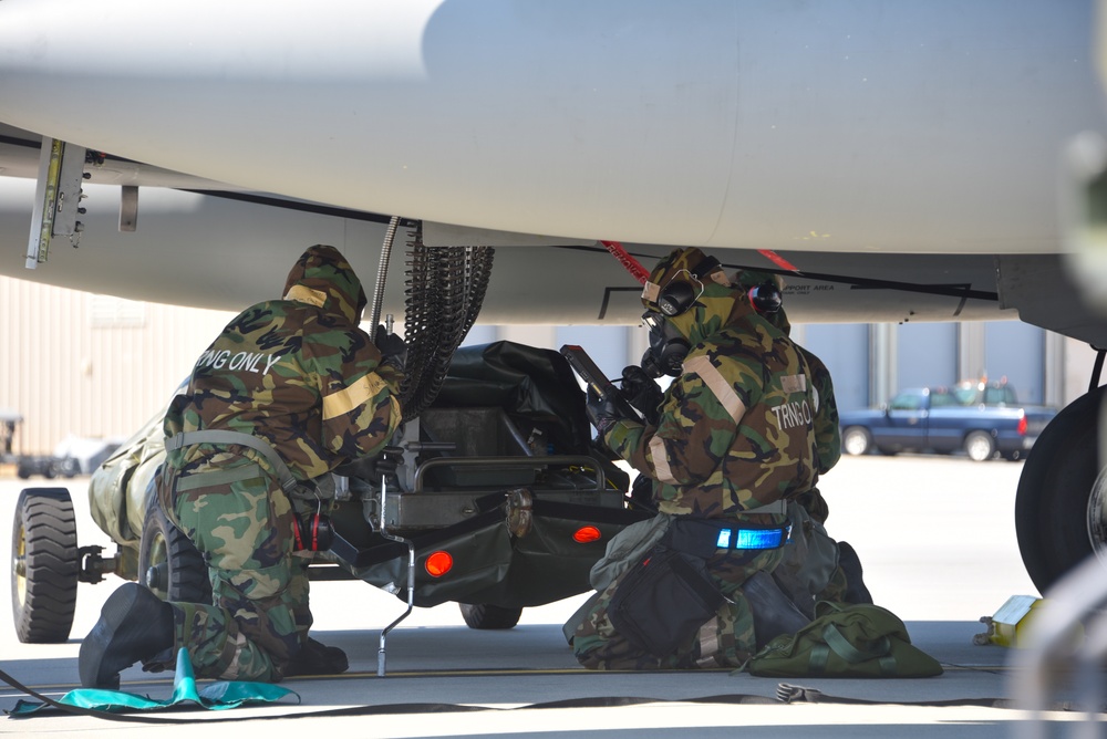 During Sentry Savannah 2021 Airmen from Massachusetts partake in a sortie generation operation
