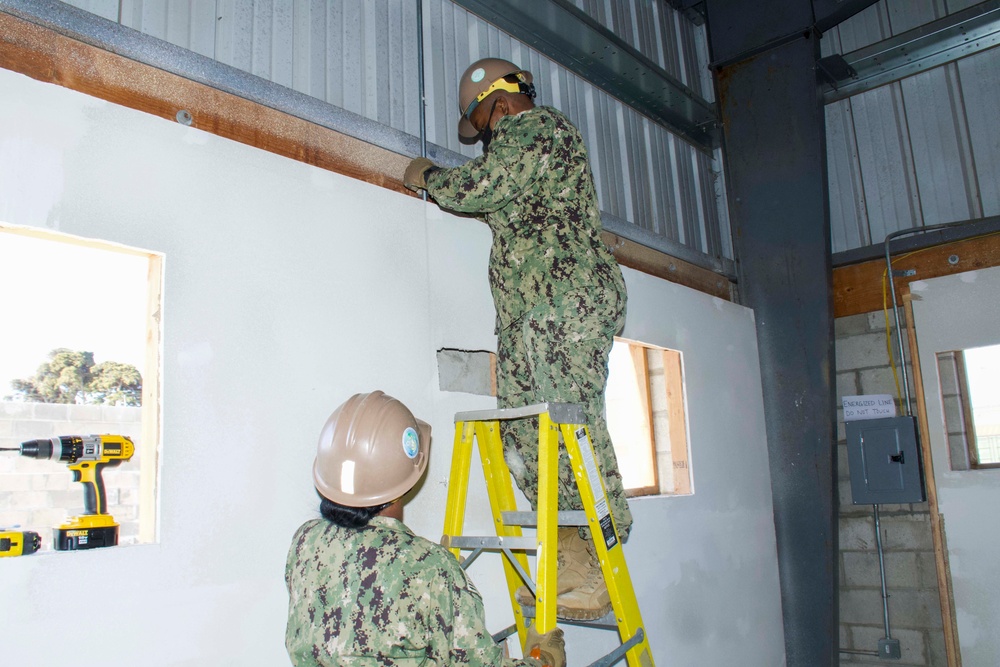 Seabees Train Interior Electrical Skills