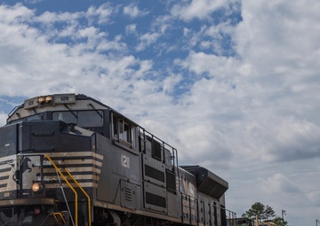 Tactical vehicles depart Camp Lejeune during exercise Dynamic Cape 21.1