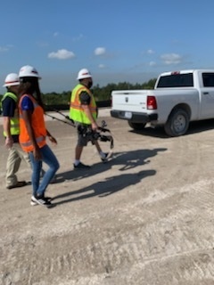 Local Media on the ground at Herbert Hoover Dike