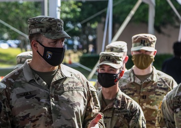 Deputy General Visits Vaccination Site