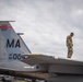 Staff Sgt. Blair inspects a F-15 Eagle during Sentry Savannah 2021