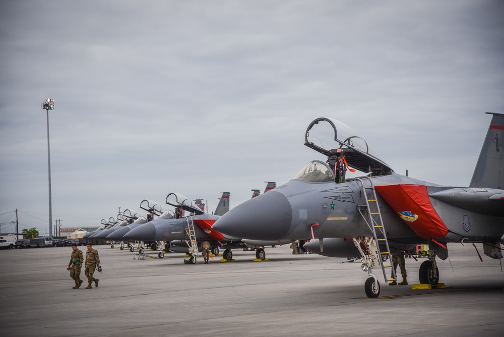 The Air Dominance Center hosts fighter jets from a variety of units across the nation during Sentry Savannah 2021
