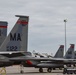 Massachusetts Air National Guard park their fighter jets for Sentry Savannah 2021