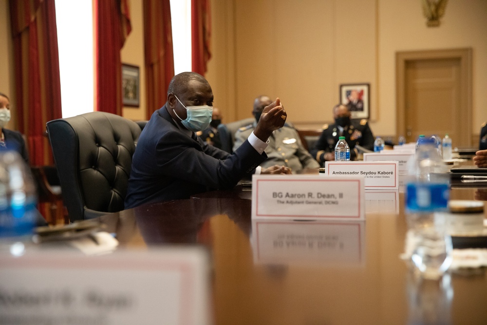 Burkina Faso Ambassador to U.S. visits D.C. Armory