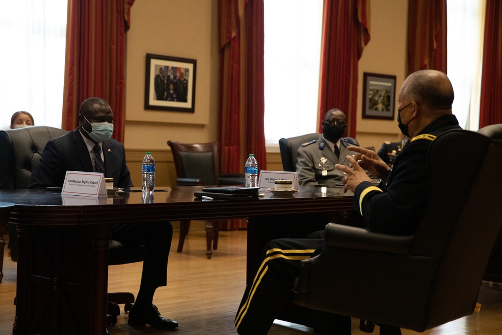 Burkina Faso Ambassador to U.S. visits D.C. Armory