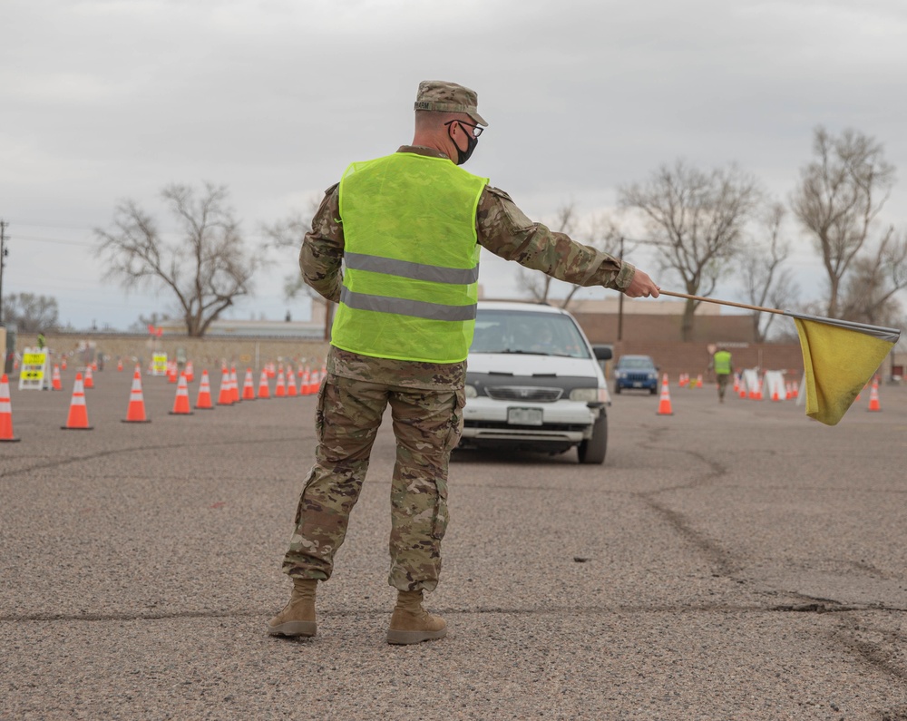 2nd Stryker Brigade Combat Team, 4th Infantry Division Soldiers continue support of Pueblo Community Vaccination Site