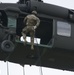 Air Assault class rappels from helicopters at Fort Indiantown Gap