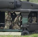 Air Assault class rappels from helicopters at Fort Indiantown Gap