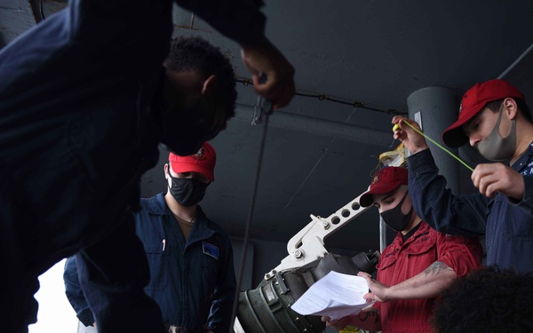USS Blue Ridge Damage Controlman Conduct Maintenance
