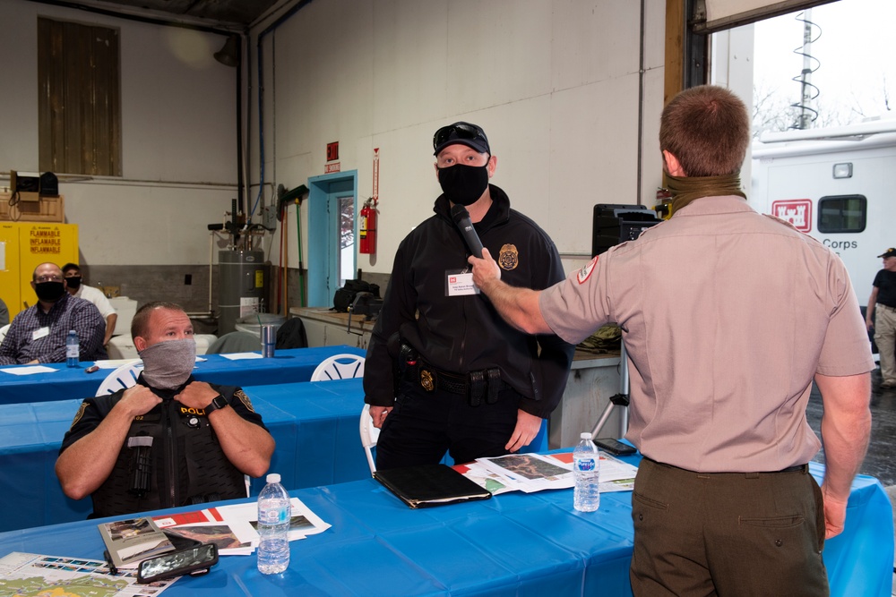 First responders coordinate actions in Center Hill Dam tabletop exercise