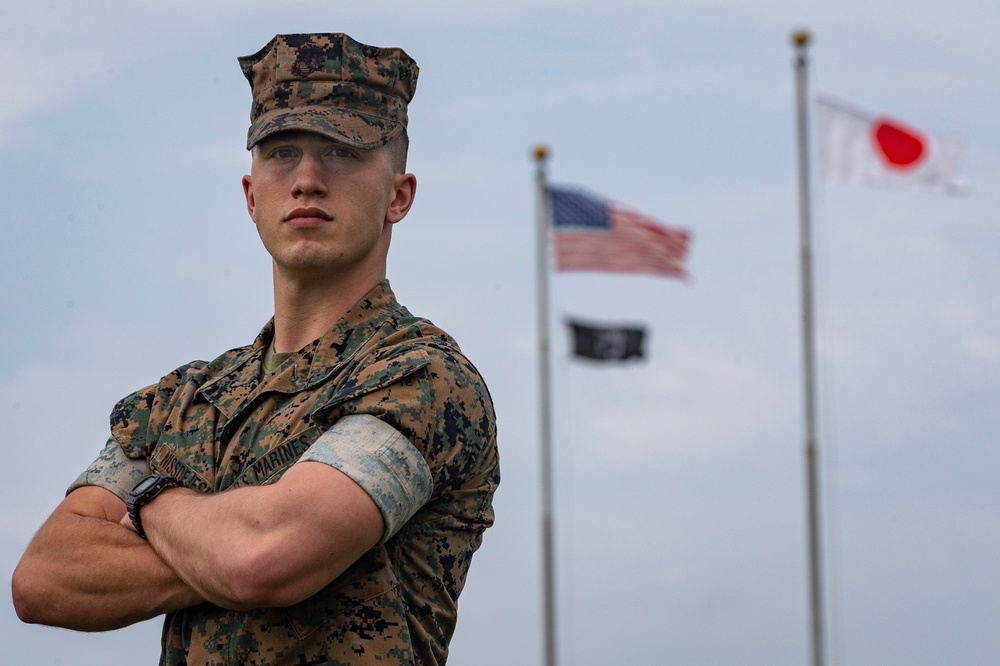 MCIPAC Marine selected for the enlisted commissioning program