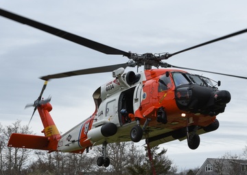 Coast Guard Air Station Cape Cod aircrew deploys Woods Hole Oceanographic Institution submersible
