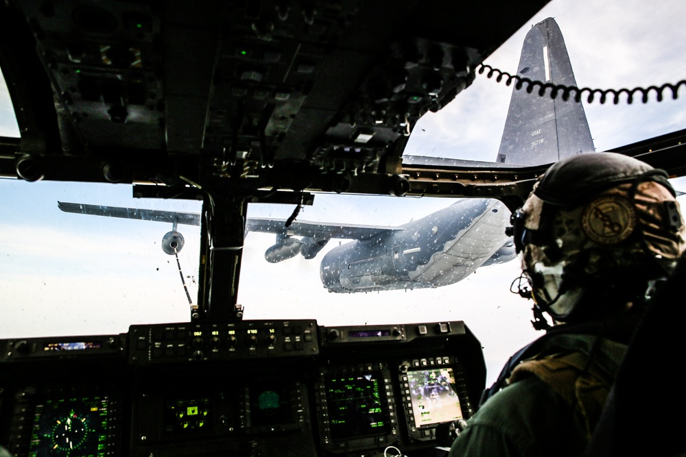 U.S. Marines Conduct Air to Air Refuel