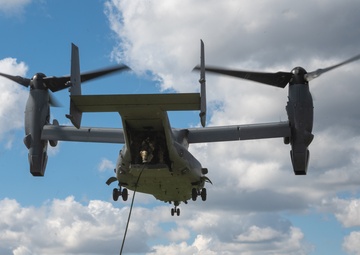 321st Special Tactics Squadron Fast Rope Training