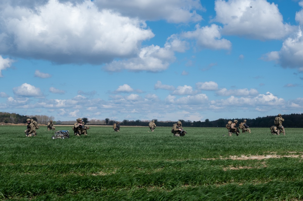 321st Special Tactics Squadron Fast Rope Training