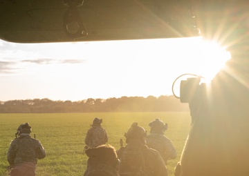 321st Special Tactics Squadron Fast Rope Training