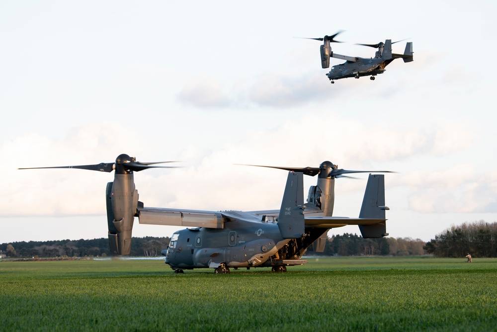 321st Special Tactics Squadron Fast Rope Training